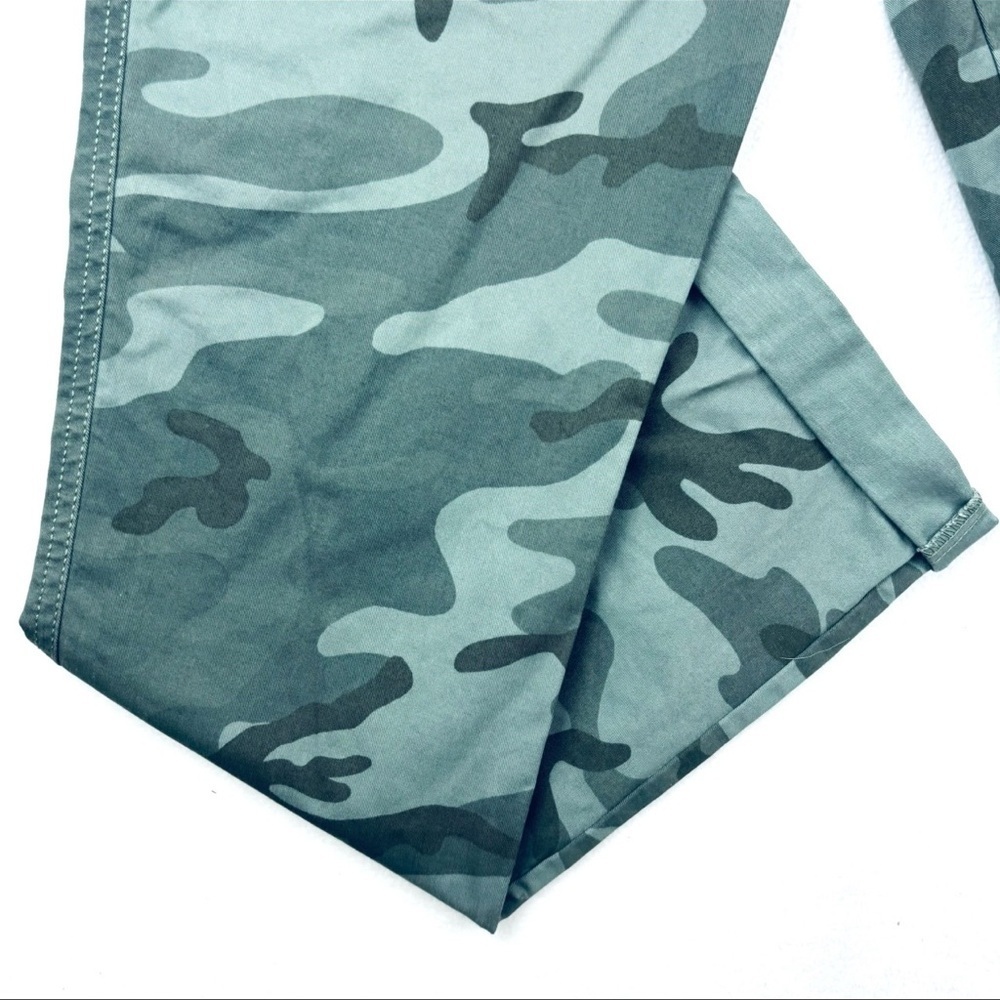 Gap Military Camoflauge Cotton Midrise Safari Slim Stretch Ankle Pants Size 0 - Picture 7 of 13